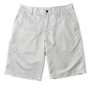 Adidas Golf Climalite Men's Shorts Size 32 Gray Performance 4-Pocket